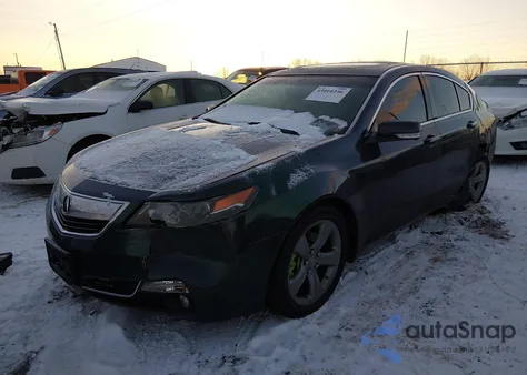 2014 Acura Tl 3.7 z USA, uszkodzony, nr VIN 19UUA9F55EA000147